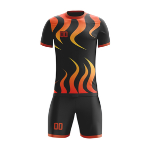 Maillot de foot 100% polyester, haute qualité, prix de gros, uniformes de foot pas chers - Product Image 1