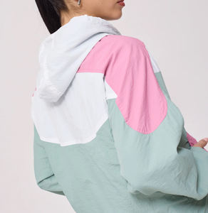 High Quality Custom Breathable Hooded Sports Running Pullover Windbreaker <b>Jacket</b> Zip Up <b>Lightweight</b> Waterproof <b>Summer</b> Wear - Product Image 5