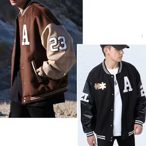Vestes Letterman pour hommes, mode streetwear, décontractées, chaudes, tendance, pour tous les jours, vestes d'hiver - Product Image 4