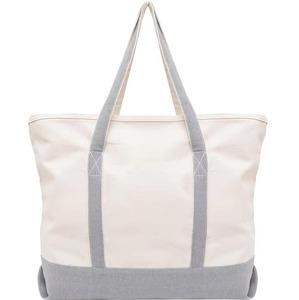Sacs fourre-tout en toile de coton unie de tailles personnalisées, sacs de shopping personnalisés et tendance, produit promotionnel - Product Image 3