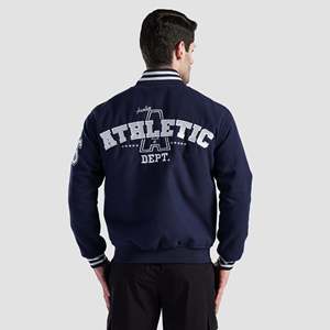 Veste universitaire personnalisée avec logo pour hommes, vêtements de rue haut de gamme, fabricant de vestes universitaires, commandes en gros - Product Image 4