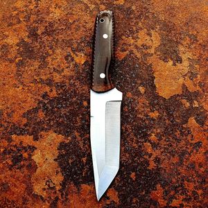 Cuchillo Tanto EDC Hecho a Mano, Cuchillo Táctico de Caza de Hoja Fija Personalizado con Mango de Madera, Cuchillo Compacto de Supervivencia para Exteriores, Venta al Por Mayor - Product Image 2