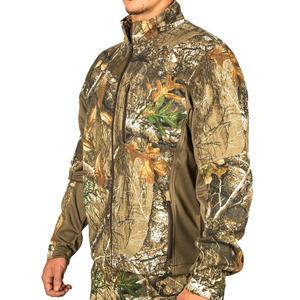 Veste Softshell de Chasse Homme Grande Taille Personnalisée 2026 – 100% Polyester, Fermeture Éclair Intégrale, 100% Coupe-Vent et Respirante – Vente en Gros - Product Image 1