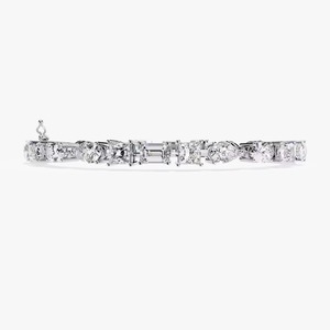 Sparkling Moissanite Diamond Bracelet High Quality 18K Yellow/ White/ Rose Gold Non-Fade Hip Hop Jewelry <b>for</b> <b>Men</b> and Women - Product Image 5