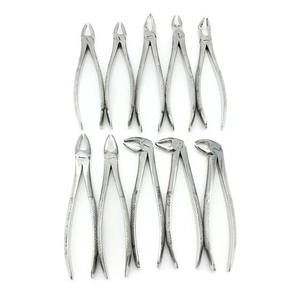Kit de 10 forceps d'extraction dentaire pour adultes en acier, pour extraction chirurgicale des dents, outils dentaires certifiés CE par Grip Surgical - Product Image 4