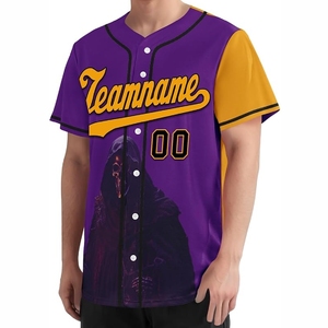 Maillot de baseball sublimé de qualité supérieure avec technologie de séchage rapide pour les joueurs de baseball jeunes et adultes - Product Image 2