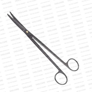 Ciseaux chirurgicaux dentelés Iris (11,5 cm) à pointe aiguisée avec revêtement céramique et lame inférieure micro-dentelée pour la coupe des tissus - Product Image 2