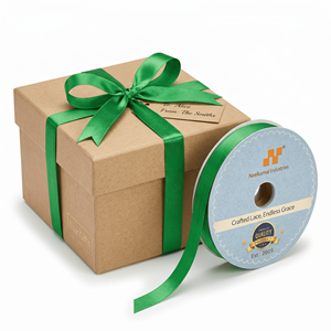 Supplier 6mm Green Double Face Satin <b>Ribbon</b> for Gift Wrap Bouquets Cards Sewing Hair Bows Craft Decor Rolls Bulk - Product Image 3