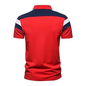 เสื้อเชิ้ตผู้ชายลำลองผ้าเจอร์ซีย์ปักโลโก้ด้านหน้าแบบสั่งทำ OEM น้ำหนัก 210 กรัม ติดกระดุม ผ้าฝ้าย ระบายอากาศได้ดี ไซส์ใหญ่ แขนสั้น - Product Image 2