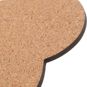 Posavasos antiescaldantes, tapete con forma de corazón, posavasos para bebidas, taza, posavasos decorativos de corcho, juego de 6 - Product Image 4