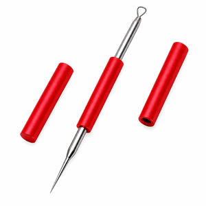 Aiguille professionnelle rose pour l'élimination de l'acné, extracteur de points blancs et noirs, outil d'extraction des boutons - Product Image 4