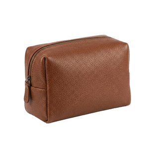 Black Genuine Leather Cosmetic <b>Case</b> with Gold Zipper Soft Handle Large Capacity Portable <b>Makeup</b> Organizer for Travel Daily Use - Product Image 6