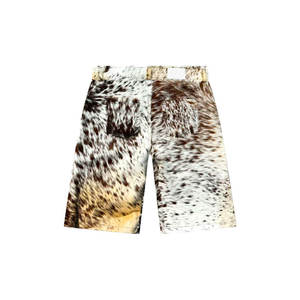 Pantalones Cortos de Cuero Vacuno para Hombre, Diseño Vaquero Occidental, Estilo Urbano de Lujo, Cuero Genuino Premium, Ecológico e Impermeable - Product Image 3