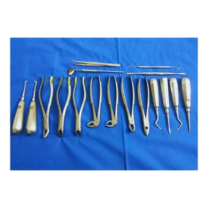 Whole Dental Dental 17 <b>PC</b> BASIC ORAL DENTAL SURGERY EXTRACTION ELEVATORS FORCEPS INSTRUMENTS KIT <b>SET</b> for DENTAL - Product Image 1
