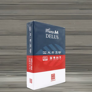Papier à copier Delus A4 70 g/m² Haute qualité Vietnam OEM/ODM pris en charge 500 feuilles/rame Emballage entièrement automatisé MOQ 200 Couleur blanche - Product Image 1