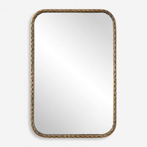 Minimalist Rectangular <b>Wall</b> <b>Mirror</b> With Black Frame Glass Surface Decorative Home Design 4.0 Mm Thickness Design Living - Product Image 2