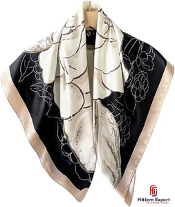 Luxury Printed Long <b>Scarf</b> Soft Fabric Fashion Head <b>Scarf</b> Custom Branding Low MOQ OEM ODM Textile Manufacturer - Product Image 2