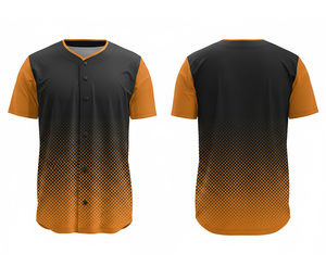 Camiseta de Béisbol Personalizada con Impresión por Sublimación a Todo Color, con Logotipo y Números Personalizados |   Base de Poliéster Transpirable - Product Image 3