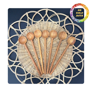 Cuchara de Madera Natural Ecológica, Utensilio de Cocina Hecho a Mano para Cocinar y Servir - Product Image 1