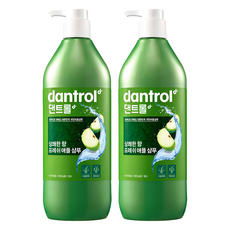 Confezione da 2 Shampoo Dantrol al Profumo di Mela Fresca 820ml, Cura dei Capelli Liquida Rinfrescante a Prezzo Scontato - Product Image 1