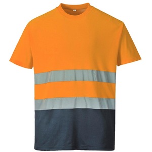 T-shirt de travail réfléchissant pour l'hiver avec bande réfléchissante, vêtements de sécurité pour les travailleurs du bâtiment - Product Image 3