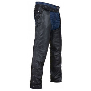 Top Trending Breathable Genuine Leather Western Style Men's Horse <b>Half</b> <b>Chaps</b> Equestrian Tack for Horse Riding - Product Image 6