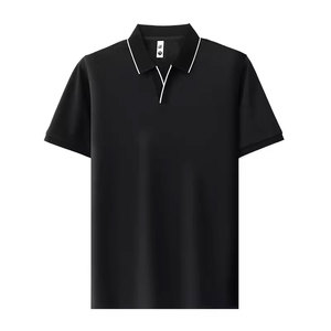 เสื้อเชิ้ตผู้ชาย คอปกนกนางนวล ผ้าถัก สีพื้น แขนสั้น สไตล์ลำลอง เหมาะสำหรับกีฬากอล์ฟ รับผลิตแบบ OEM มีหลายแบบให้เลือก - Product Image 4