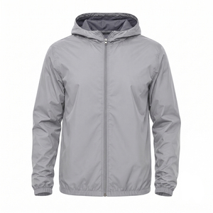 Veste de course personnalisée imperméable, légère, coupe-vent, à séchage rapide, pour l'entraînement, la gym, les sports, veste coupe-vent - Product Image 4