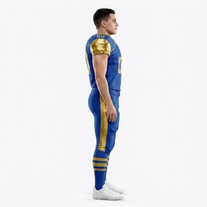 Custom Team Graphic American Football Uniform Sublimation Print Matching Outfit 100% Polyester <b>Material</b> - Product Image 3