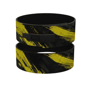Cinturón de levantamiento de pesas de cuero de vaca con patrón tecnológico personalizado, soporte de espalda para gimnasio, cinturón de powerlifting, OEM ODM al por mayor - Product Image 3