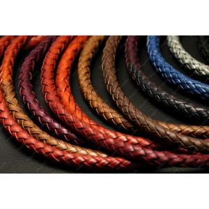 Braided Black White Pattern Durable <b>Leather</b> Cord for Home Decor Crafts Making <b>Bracelets</b> keychains Jewelry Making Useful - Product Image 2