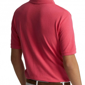 Chemise de golf de luxe pour homme à manches courtes, séchage rapide, respirante, anti-boulochage, tricotée, formelle, unie, viscose/coton, directe - Product Image 4