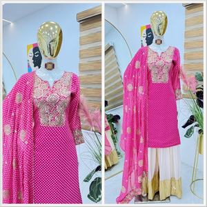 Salwar Kameez Pakistaní para Mujer, Ropa de Fiesta de Verano, Diseños Étnicos Modernos, Vestido Tradicional Indio Pakistaní, de Alta Calidad y Secado Rápido - Product Image 4