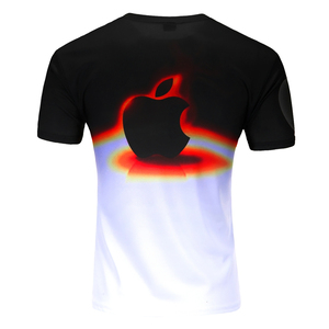 T-shirt personnalisé en sublimation pour homme, texture lisse, qualité supérieure, coton et polyester légers, streetwear décontracté, usage quotidien - Product Image 2