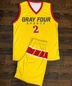 Nouvel ensemble d'uniformes de basketball sublimés personnalisés 2026 – Maillot et short respirants pour hommes, tenue de sport personnalisée - Product Image 5