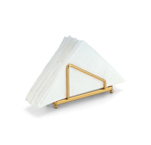 Handcrafted Metal Napkin Holder With Elegant Cutwork Design Decorative <b>Dining</b> Table Tissue Organizer Home <b>Kitchen</b> Accent - Product Image 1