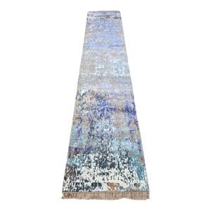 Hand Knotted Modern Area Rugs Ellington Rugs Aesthetic <b>Runner</b> Rug Modern Home Decor - Product Image 4