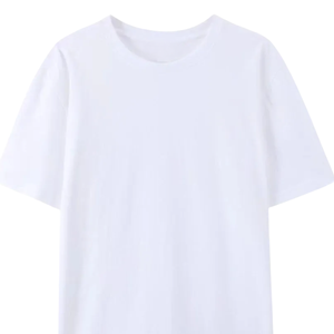 เสื้อยืดสีขาวพรีเมียม ผ้าฝ้ายนุ่ม ใส่ได้ทั้งชายและหญิง เสื้อยืดพื้นฐาน คุณภาพสูง รับสกรีนโลโก้ตามสั่ง ขายส่งจำนวนมาก เสื้อยืดลำลองแบบเรียบ - Product Image 2