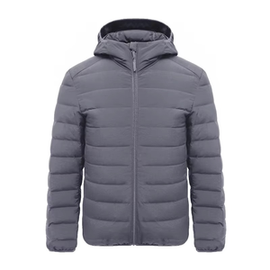 Chaqueta de Invierno para Hombre, con Capucha, Negra, de Alta Calidad, Resistente al Viento, Transpirable, Ecológica, con Cierre de Cremallera, para Clima Frío - Product Image 4