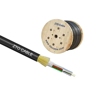 Câble à fibre optique de haute qualité 12/48/96 Core G652D câble Yarnaerial aramide