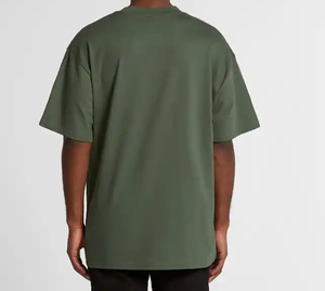 Camiseta Casual de Manga Corta para Hombre, Color Verde Oliva, 100% Algodón, de Secado Rápido, Transpirable, Corte Regular, de Alta Calidad, Fabricada por Stonefield - Product Image 3