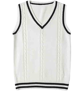 Cárdigan sin Mangas Premium para Mujer - Chaleco de Punto con Cuello en V - Top Suave y Transpirable de Color Sólido para Mujer - Product Image 1