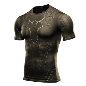Maillot de bain anti-UV à manches longues pour homme, col montant, idéal pour la course à pied - Product Image 3