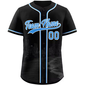 Camisetas de Béisbol Personalizadas para Hombre, Estilo Urbano, Transpirables, Tallas Grandes, Estampadas, Personalizadas, para Softbol, Cuello en V - Product Image 3