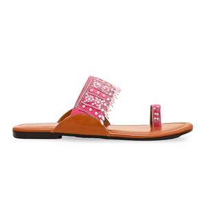Rosa EC0208 Sandalias de tacón de lujo Chappal elegante - Product Image 4