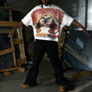 T-shirts pour hommes META WEAR, best-sellers, coupe classique, style streetwear, 100% coton, respirant, léger, anti-rides - Product Image 6