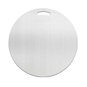 Tabla de Cortar de Acero Inoxidable, Resistente, para Verduras, Frutas, Pan, Carne, Duradera, Higiénica, Apta para Alimentos, para Cocina - Product Image 5