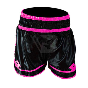 Best Quality Polyester Modern Muay Thai <b>Black</b> <b>Shorts</b> Boxing Fighting <b>Shorts</b> <b>Men</b> Women Youth Adult Sizes - Product Image 3