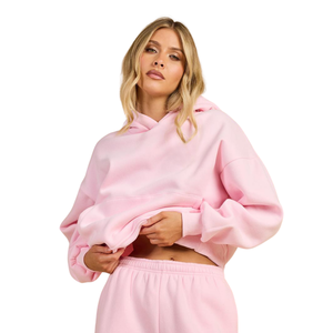 Women Fleece Pullover Hoodie Tracksuit Set Wide Leg <b>Trousers</b> Relaxed Fit Casual Winter Two Piece Lounge Outfit - Product Image 3