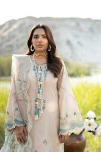 Robe pakistanaise Shalwar Kameez pour femmes 2026, ensemble 3 pièces, chemise brodée, pantalon et dupatta en mousseline, costumes pakistanais Salwar - Product Image 4